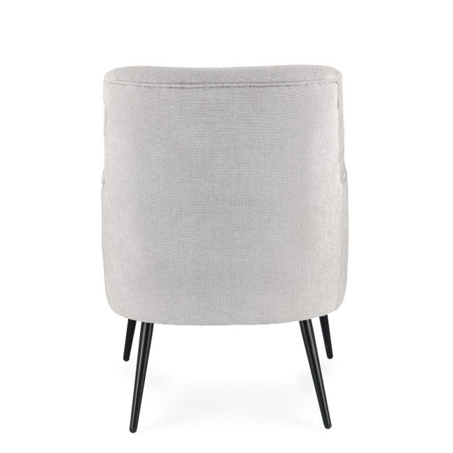 POLTRONA ERNESTINE GRIGIO CHIARO