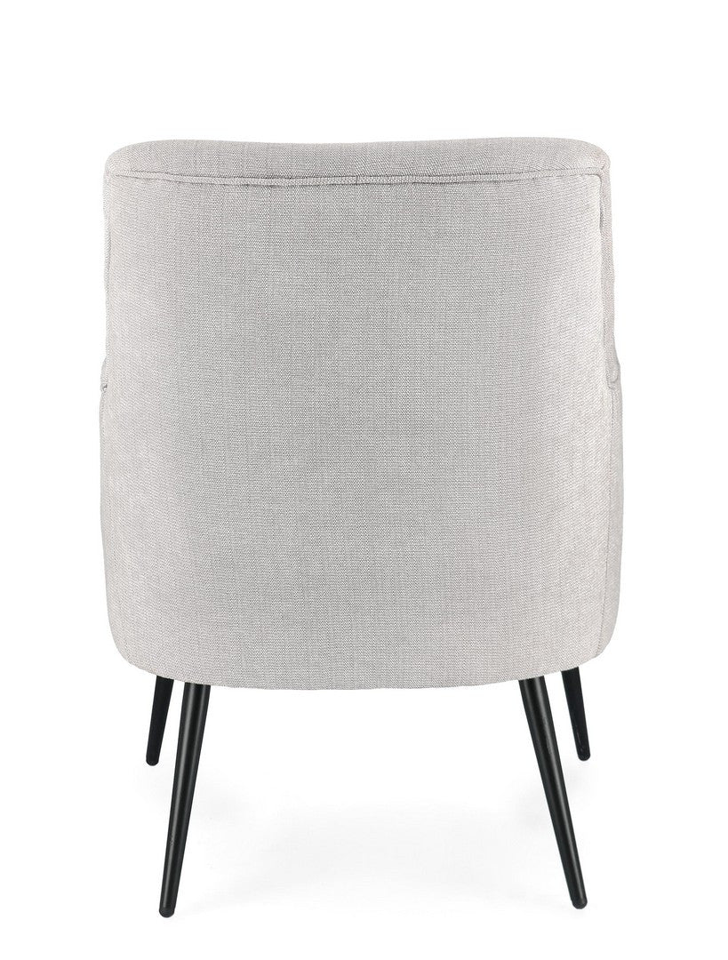 POLTRONA ERNESTINE GRIGIO CHIARO