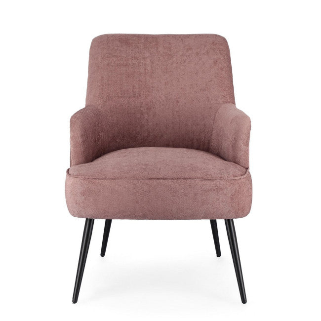 POLTRONA ERNESTINE DARK ROSE