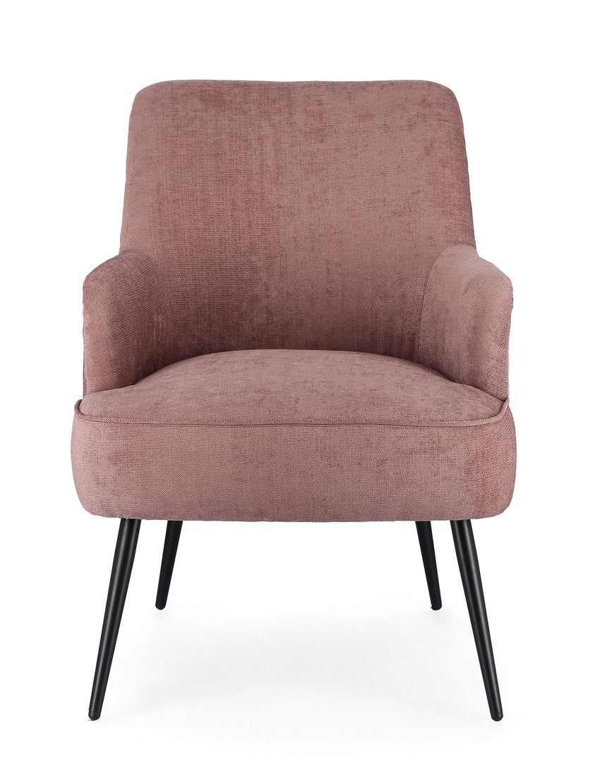 POLTRONA ERNESTINE DARK ROSE