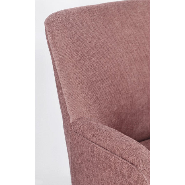 POLTRONA ERNESTINE DARK ROSE