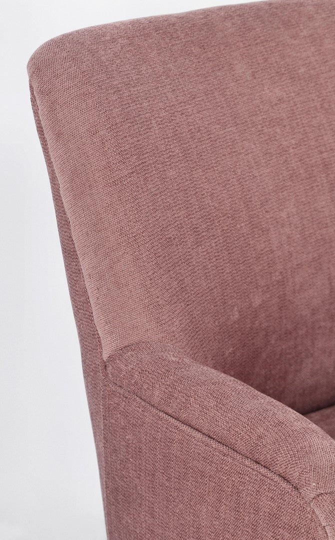 POLTRONA ERNESTINE DARK ROSE