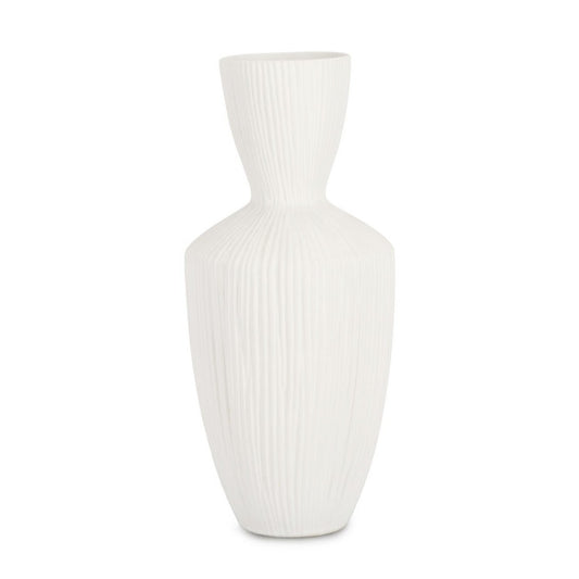 VASO STRIPED BIANCO H47