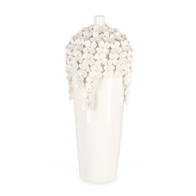 VASO DECORATIVO TREASURE BIANCO H40