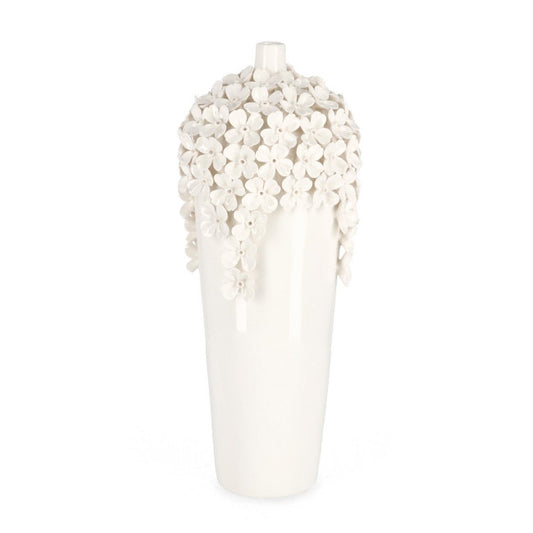 VASO DECORATIVO TREASURE BIANCO H40