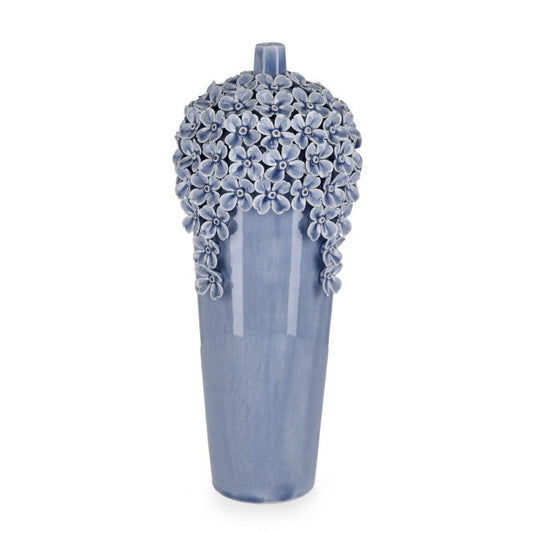 VASO DECORATIVO TREASURE AZZURRO H40