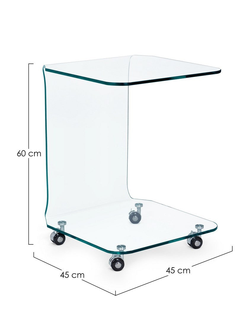 TAVOLINO C-RUOTE IRIDE QU VT