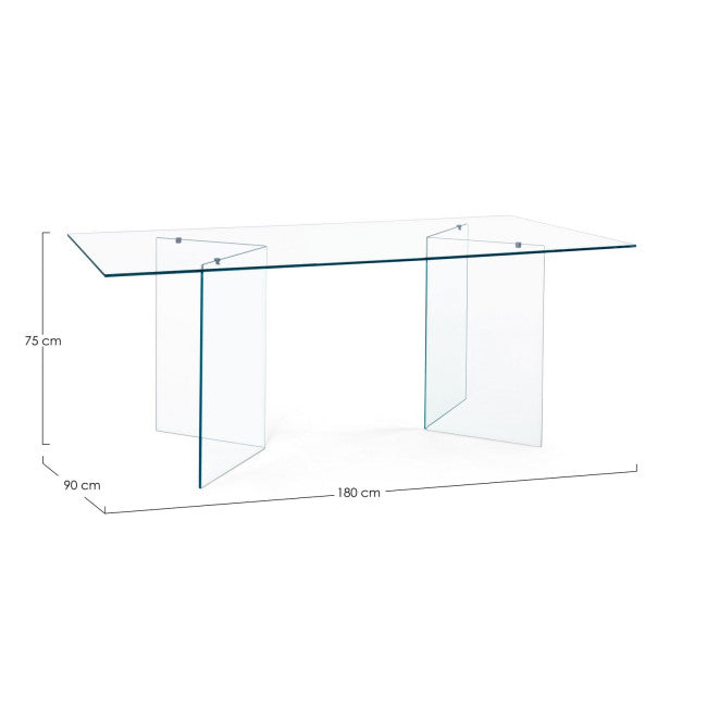 TAVOLO IRIDE RETT 180X90