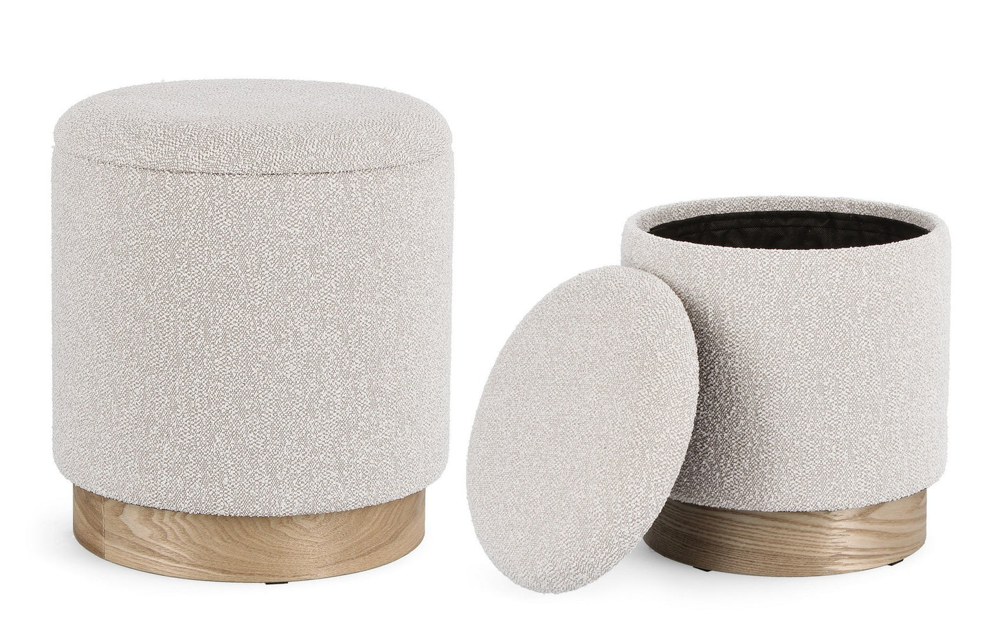 SET2 POUF CONTENITORE.ZOYA GRIGIO CH