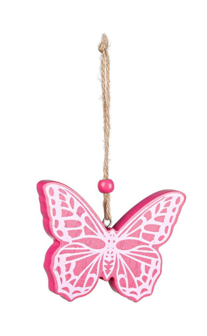 PENDAGLIO ARBOL FARFALLA FUXIA