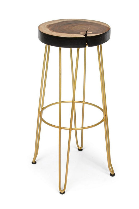 SGABELLO BAR RAKEL ORO
