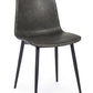 SEDIA KYRA PU ANTRACITE VINTAGE