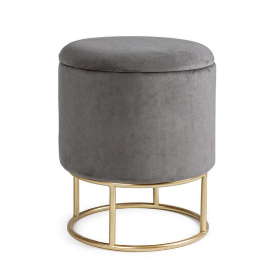 SGABELLO CONTENITO.POLINA TO GRIGIO OPAL