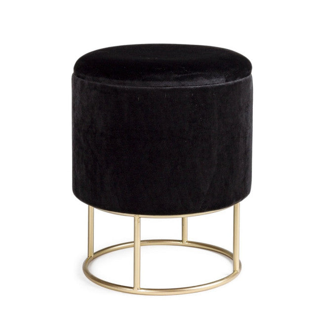 SGABELLO CONTENITORE POLINA TO NERO