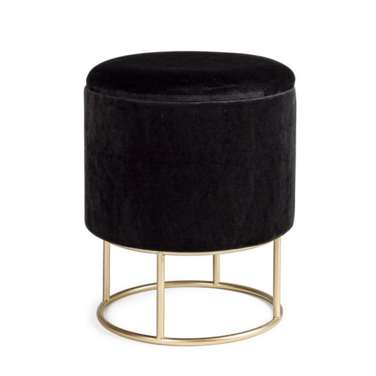 SGABELLO CONTENITORE POLINA TO NERO