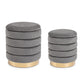 SET2 POUF CONTENITORE DARINA GRIGIO
