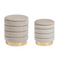 SET2 POUF CONTENITORE DARINA BEIGE
