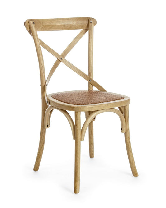 SEDIA CROSS MARRONE NATURALE