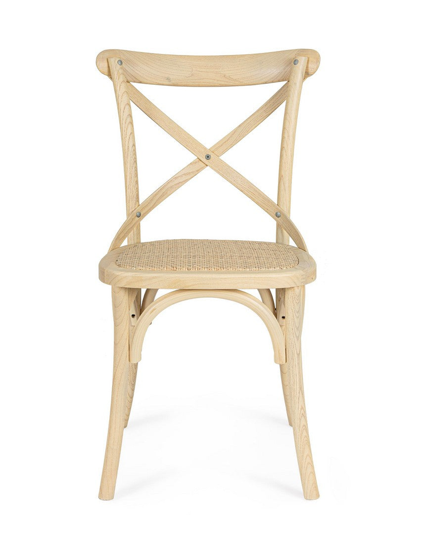 SEDIA CROSS NATURALE