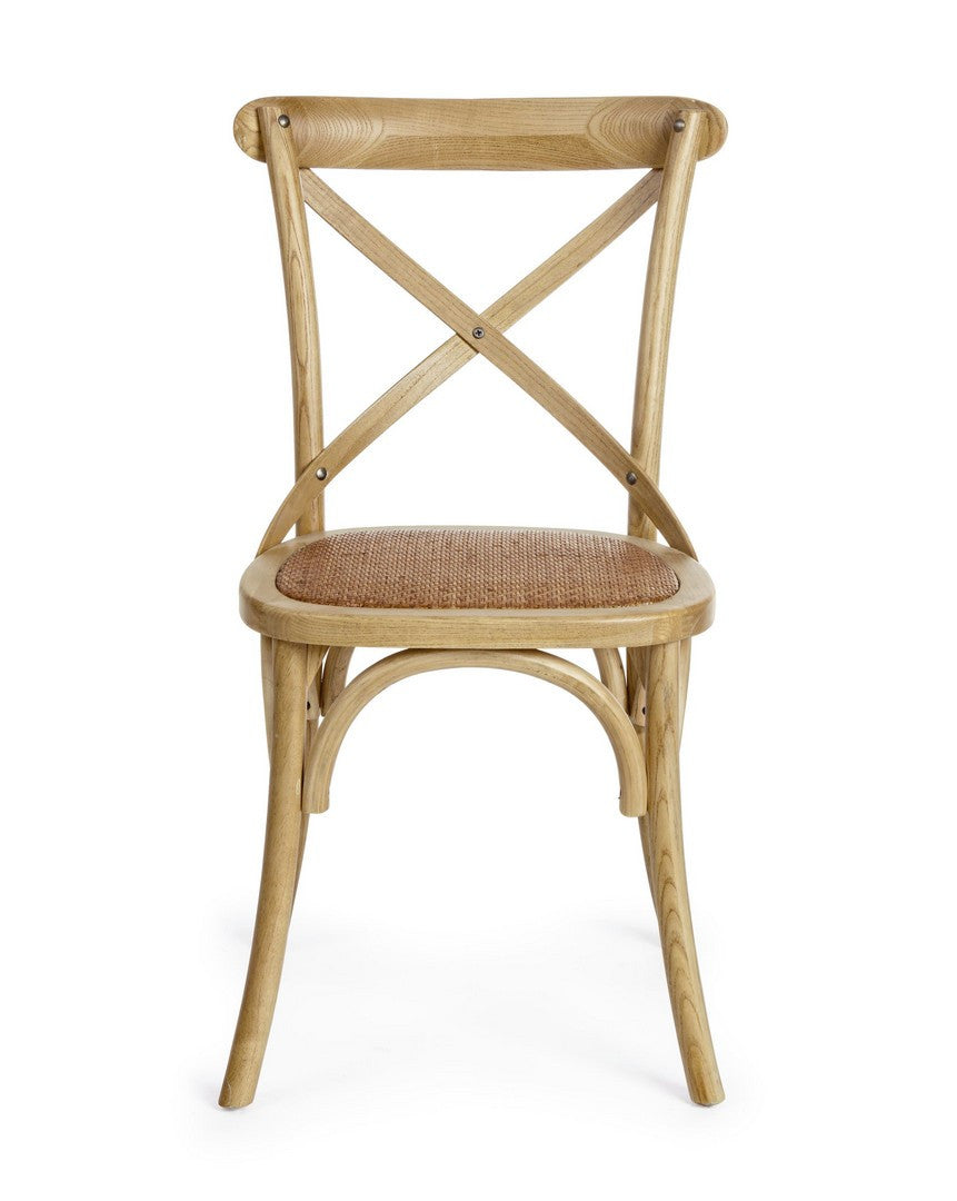 SEDIA CROSS MARRONE NATURALE