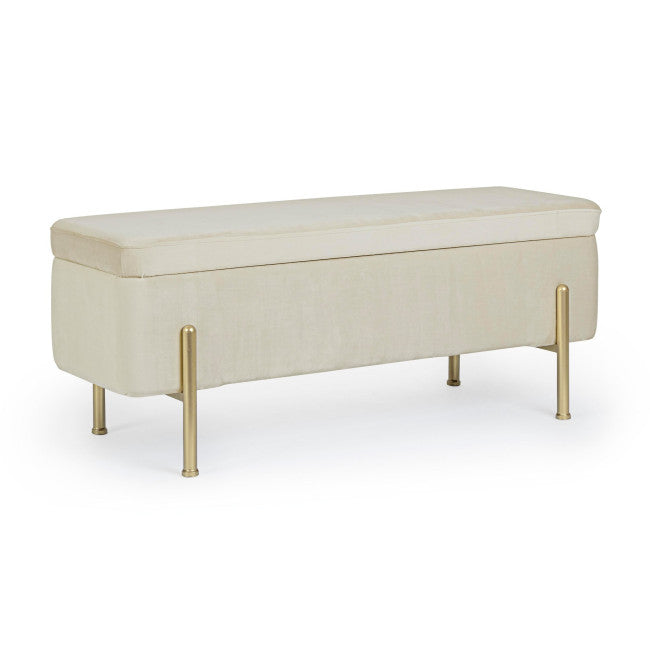 PANCA 2P CONTENITORE IRINA NATURALE