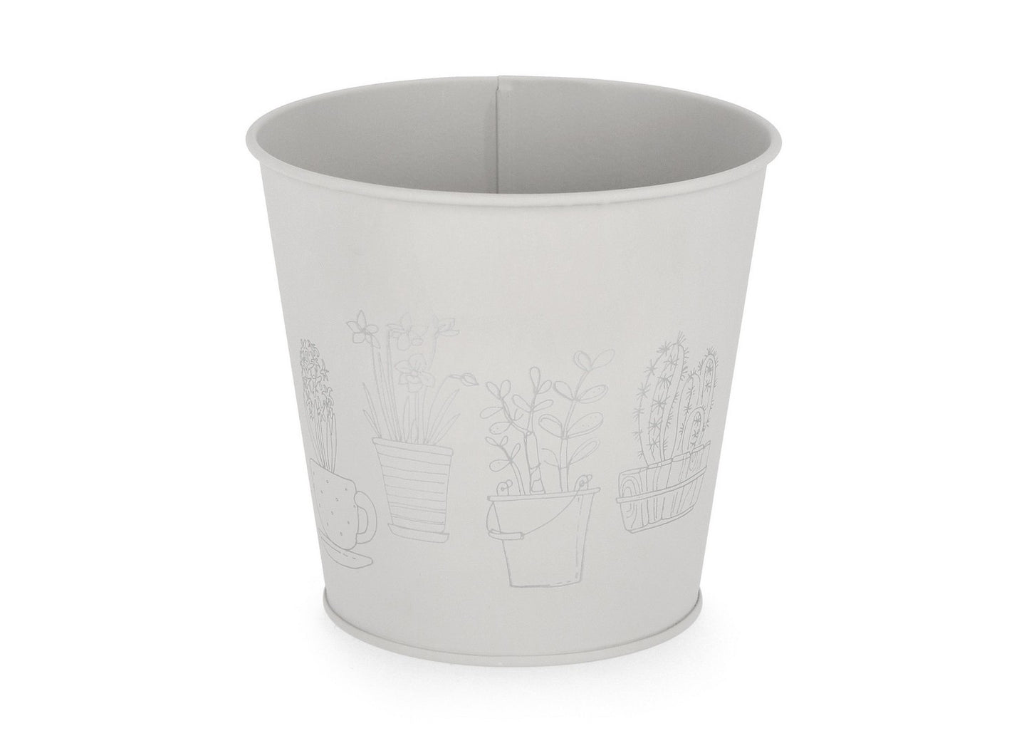 VASO BOTANY TONDO GRIGIO L