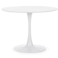 TAVOLO BLOOM BIANCO D100