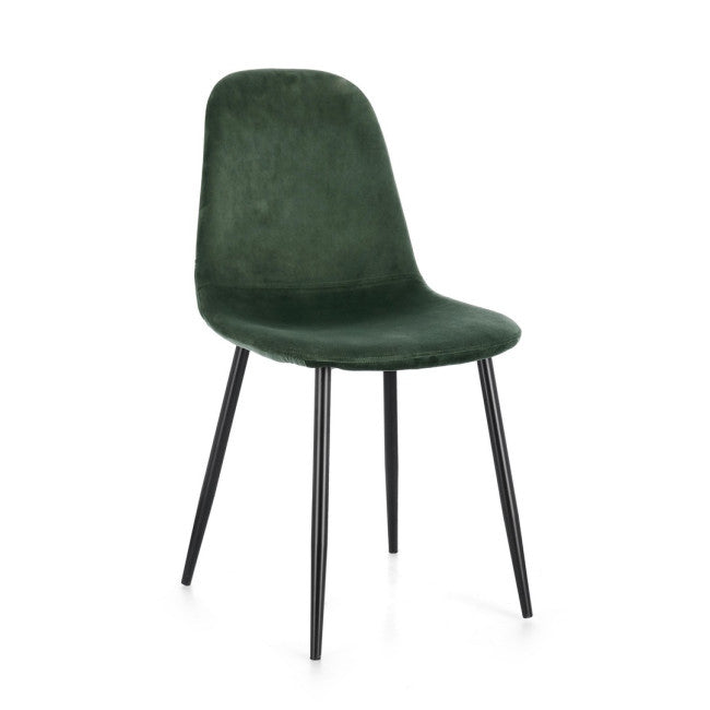 SEDIA IRELIA VELLUTO VERDE SCURO
