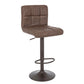 SGABELLO BAR GREYSON MARRONE VINTAGE