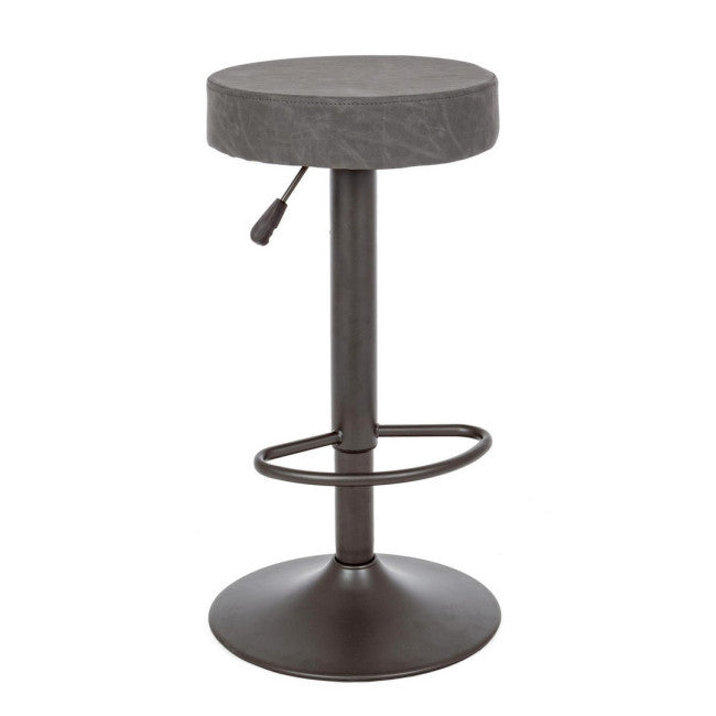 SGABELLO BAR PIPER GRIGIO SCURO VINTAGE