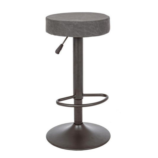 SGABELLO BAR PIPER GRIGIO SCURO VINTAGE