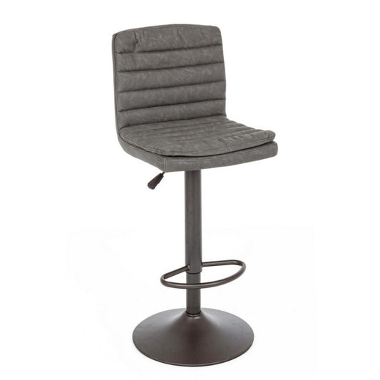 SGABELLO BAR CONNOR GRIGIO SCURO VINTAGE
