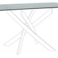 PIANO RETT TAVOLO GEORGE FUME' 160X90