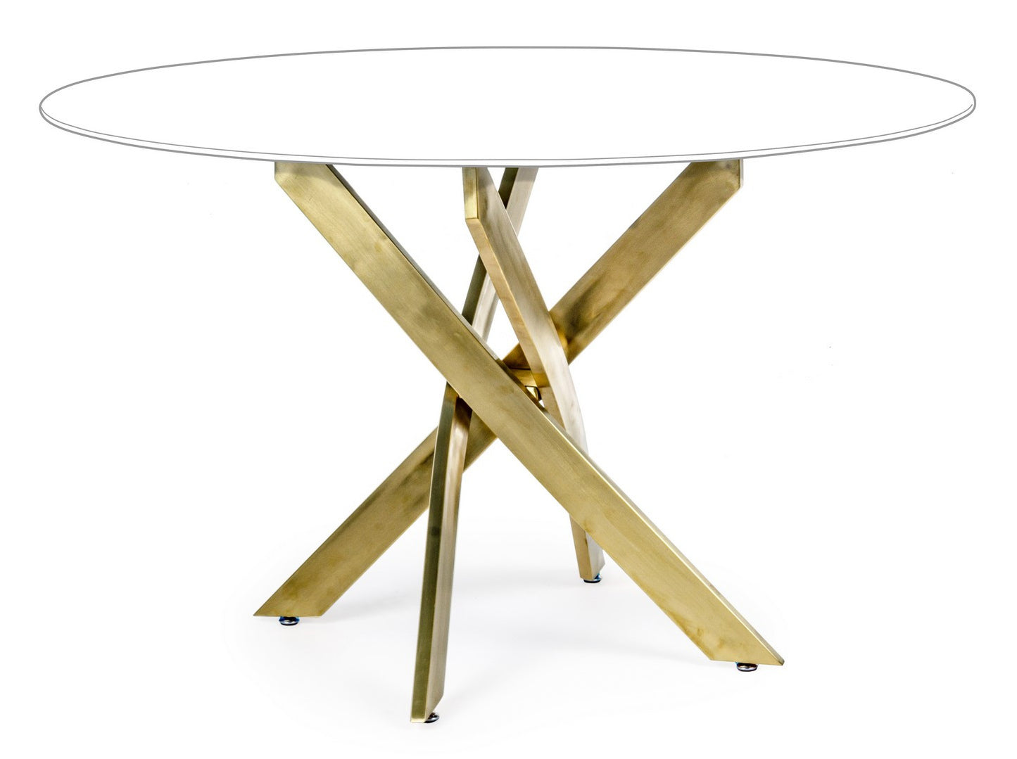 BASE TAVOLO GEORGE ORO D120