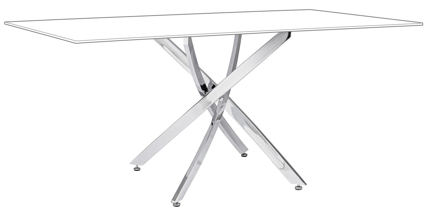 BASE TAVOLO GEORGE CROMO 160X90