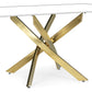 BASE TAVOLO GEORGE ORO 160X90