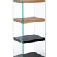 LIBRERIA 4P LINE WOOD NERO