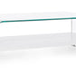 TAVOLINO 2P LINE WOOD BIANCO 110X55