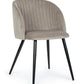 SEDIA QUEEN VELVET TORTORA