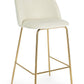 SGABELLO BAR CARRY VELLUTO BIANCO