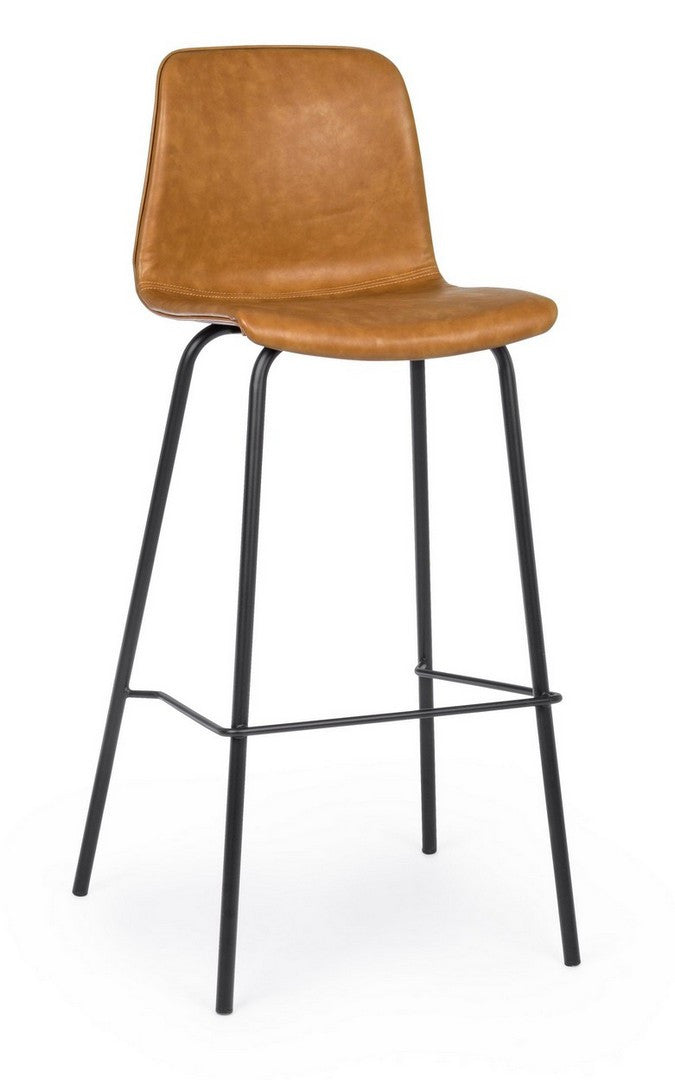 SGABELLO BAR KYRA PU CUOIO VINTAGE