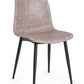 SEDIA KYRA NERO PU BEIGE VINTAGE