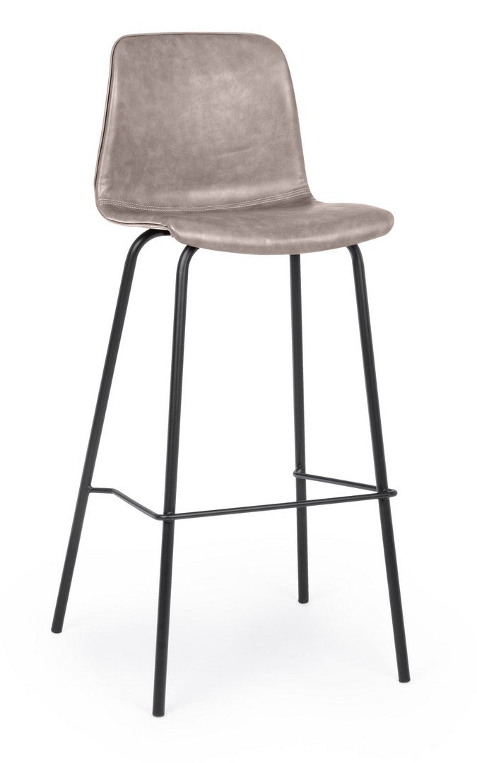 SGABELLO BAR KYRA PU BEIGE VINTAGE