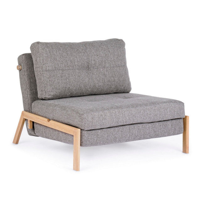 DIVANO LETTO 1P HAYDEN GRIGIO