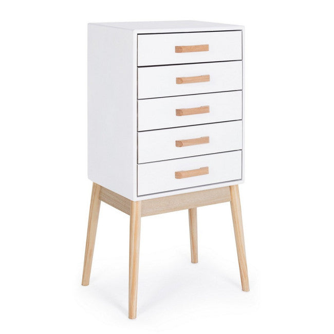 CASSETTIERA 5C ORDINARY BIANCO