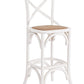 SGABELLO BAR CROSS BIANCO