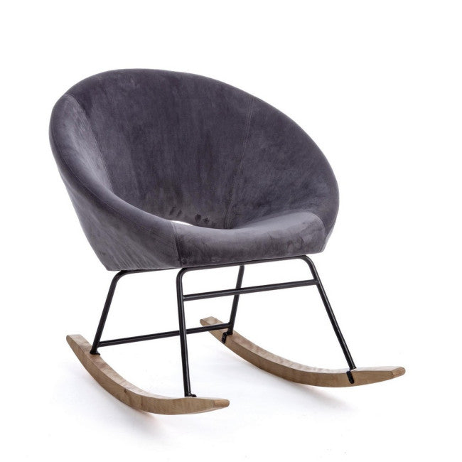 POLTRONA DONDOLO ANNIKA GRIGIO SCURO