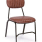 SEDIA DEBBIE ARANCIO SCURO VINTAGE