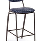 SGABELLO BAR DEBBIE BLU VINTAGE