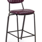 SGABELLO BAR DEBBIE BORDEAUX VINTAGE